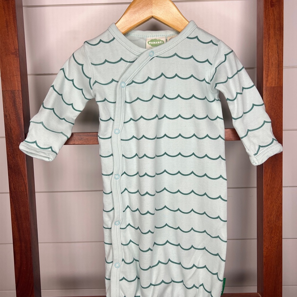 Waves Organic Cotton - Baby Sleep Gown